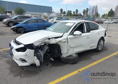2019 Infiniti Q50 3.0T Luxe z USA, uszkodzony, nr VIN JN1EV7AP4KM518039